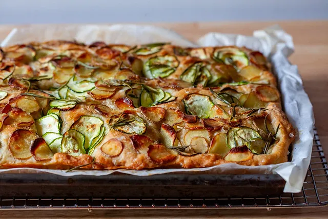 Focaccia with Zucchini and Potatoes: A Rustic Italian Recipe for Every Home Baker